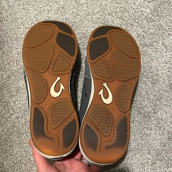 Olukai Men’s Makia Ulana Kai Shoes Grey Size 10 - Picture 7 of 9